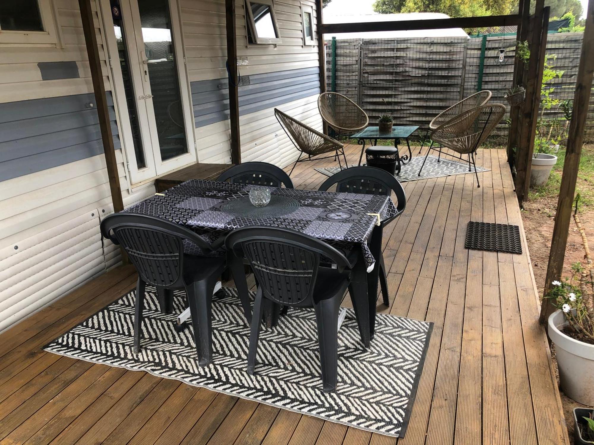 Vacances Mobilhome à Fréjus sur terrain privé Exterior foto